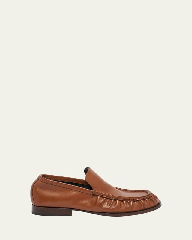 Moc-Toe Calf Leather Loafers